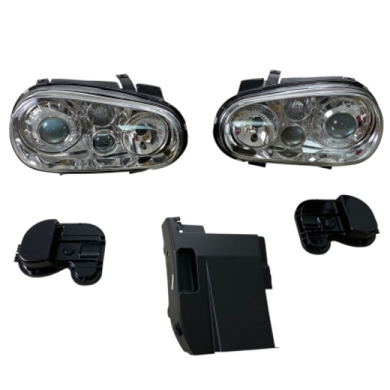 Φανάρια εμπρός για Vw Golf IV R32 - chrome , χωρίς λάμπες (Η7) - σετ 2τμχ. Φανάρια εμπρός για Vw Golf IV R32 - chrome , χωρίς λάμπες (Η7) - σετ 2τμχ.