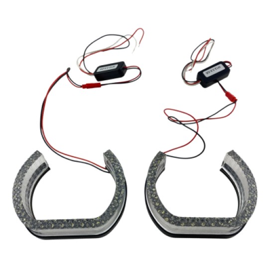 Καπάκι για προτζέκτορες 3" Matrix M12 - με φώτα ημέρας και φλασάκια Καπάκι για προτζέκτορες 3" Matrix M12 - με φώτα ημέρας και φλασάκια