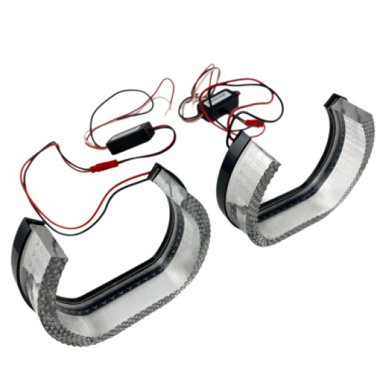 Καπάκι για προτζέκτορες 3" Matrix M12 - με φώτα ημέρας και φλασάκια Καπάκι για προτζέκτορες 3" Matrix M12 - με φώτα ημέρας και φλασάκια