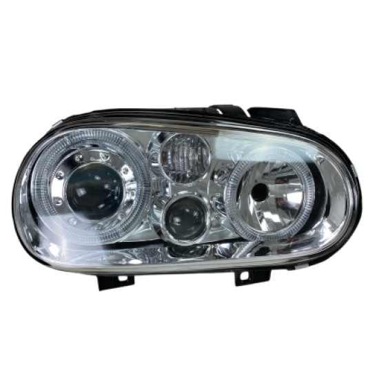 Φανάρια εμπρός angel eyes για Vw Golf IV R32 - chrome , χωρίς λάμπες (Η7) - σετ 2τμχ. Φανάρια εμπρός angel eyes για Vw Golf IV R32 - chrome , χωρίς λάμπες (Η7) - σετ 2τμχ.