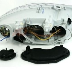 Φανάρια εμπρός για Alfa Romeo 147 (2001-2004) - , μαύρα , χωρίς λάμπες (Η7/H1) - σετ 2τμχ. Φανάρια εμπρός για Alfa Romeo 147 (2001-2004) - , μαύρα , χωρίς λάμπες (Η7/H1) - σετ 2τμχ.