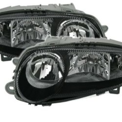 Φανάρια εμπρός για Alfa Romeo 147 (2001-2004) - , μαύρα , χωρίς λάμπες (Η7/H1) - σετ 2τμχ.