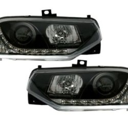 Φανάρια εμπρός led για Alfa Romeo 156 (1997-2003) - μαύρα , με λάμπες (Η1) - σετ 2τμχ. Φανάρια εμπρός led για Alfa Romeo 156 (1997-2003) - μαύρα , με λάμπες (Η1) - σετ 2τμχ.