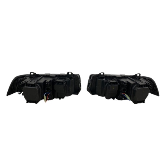 Φανάρια εμπρός angel eyes για Bmw E36 (1991-2000) 4d sedan - μαύρα , χωρίς λάμπες (Η7) - σετ 2τμχ.