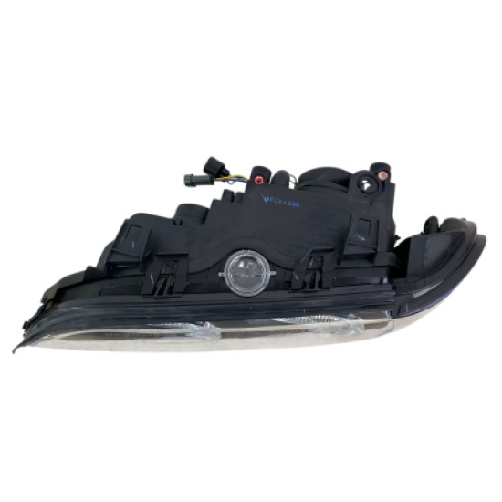 Φανάρια εμπρός angel eyes για BMW E39 (1995-2003) - μαύρα , με λάμπες (Η7) - σετ 2τμχ.