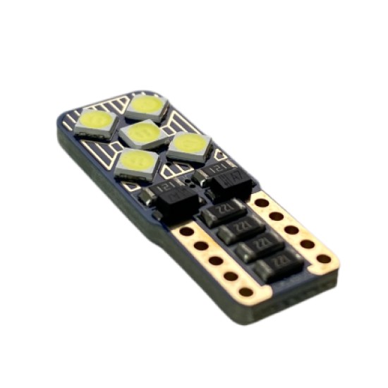 Led λάμπα τύπου Τ10 με 5+5 SMD led 3030 - Canbus - 1τμχ. Led λάμπα τύπου Τ10 με 5+5 SMD led 3030 - Canbus - 1τμχ.