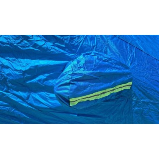 Κουκούλα αυτοκινήτου με επένδυση, φερμουάρ πόρτας και υποδοχές για τους καθρέπτες 533x183x122cm - μέγεθος XL - μπλε Κουκούλα αυτοκινήτου με επένδυση, φερμουάρ πόρτας και υποδοχές για τους καθρέπτες 533x183x122cm - μέγεθος XL - μπλε