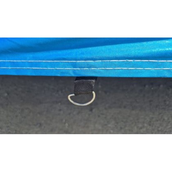 Κουκούλα αυτοκινήτου με επένδυση, φερμουάρ πόρτας και υποδοχές για τους καθρέπτες 533x183x122cm - μέγεθος XL - μπλε Κουκούλα αυτοκινήτου με επένδυση, φερμουάρ πόρτας και υποδοχές για τους καθρέπτες 533x183x122cm - μέγεθος XL - μπλε