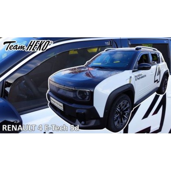 Ανεμοθραύστες για Renault E-Tech Electric (2025+) - 4τμχ. εμπρός και πίσω