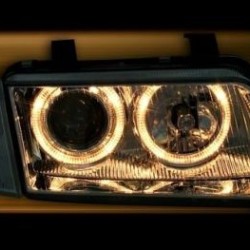 Φανάρια εμπρός angel eyes για Audi A4 (1995-1998) - chrome , χωρίς λάμπες (Η7) - σετ 2τμχ. Φανάρια εμπρός angel eyes για Audi A4 (1995-1998) - chrome , χωρίς λάμπες (Η7) - σετ 2τμχ.