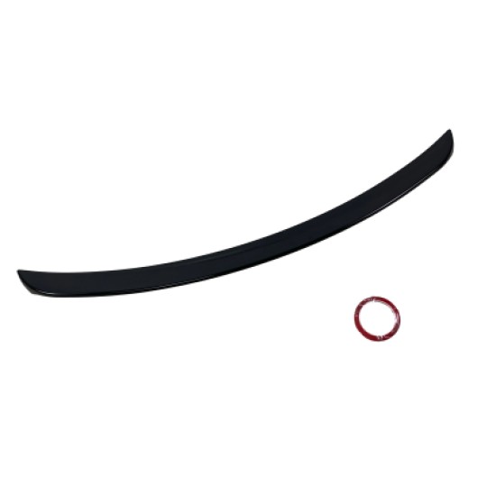 Αεροτομή πορτ μπαγκάζ για Mercedes W209 CLK (2003-2009) AMG Style - μαύρη γυαλιστερή