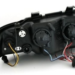 Φανάρια εμπρός angel eyes για Audi A4 (1995-1998) -μαύρα , με λάμπες (Η1) - σετ 2τμχ. Φανάρια εμπρός angel eyes για Audi A4 (1995-1998) -μαύρα , με λάμπες (Η1) - σετ 2τμχ.