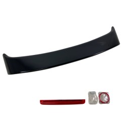 Αεροτομή πορτ μπαγκάζ για Mitsubishi Lancer (2005+) με τρίτο στοπ - μαύρη γυαλιστερή