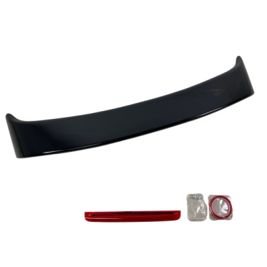 Αεροτομή πορτ μπαγκάζ για Mitsubishi Lancer (2005+) με τρίτο στοπ - μαύρη γυαλιστερή Αεροτομή πορτ μπαγκάζ για Mitsubishi Lancer (2005+) με τρίτο στοπ - μαύρη γυαλιστερή