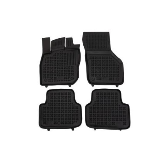 Λαστιχένια πατάκια Rezaw Plast για Skoda Octavia (2024+) liftback, Mild Hybrid, facelift τύπου σκαφάκι - 4τμχ.