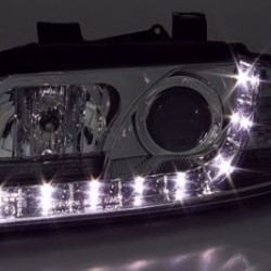 Φανάρια εμπρός led Dayline για Audi A4 (2001-2004) - χρωμίου , με λάμπες (Η1) - σετ 2τμχ. Φανάρια εμπρός led Dayline για Audi A4 (2001-2004) - χρωμίου , με λάμπες (Η1) - σετ 2τμχ.