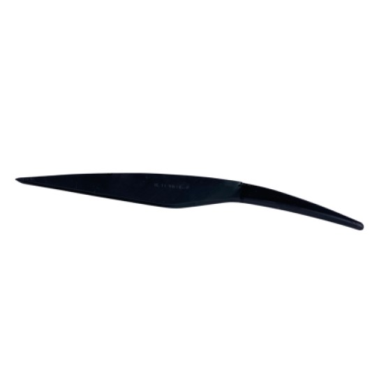 Φρυδάκια φαναριών για Ford Fiesta (2008-2012) MK6 - μαύρα γυαλιστερά