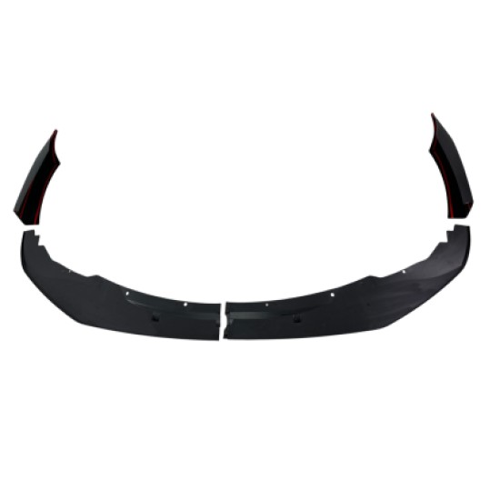 Spoiler εμπρός προφυλακτήρα για BMW F20 (2011-2014) M Performance Style - μαύρο γυαλιστερό