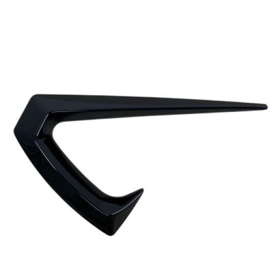 Πρόσθετα φτερού γύρω από τα φλας για Tesla Model 3 (2017-2022) Aero Style - μαύρα γυαλιστερά