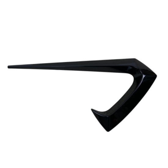 Πρόσθετα φτερού γύρω από τα φλας για Tesla Model 3 (2017-2022) Aero Style - μαύρα γυαλιστερά