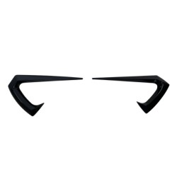 Πρόσθετα φτερού γύρω από τα φλας για Tesla Model 3 (2017-2022) Aero Style - μαύρα γυαλιστερά