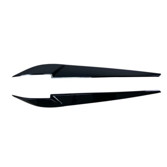 Φρυδάκια φαναριών για BMW X5 F15 (2014-2018) - μαύρα γυαλιστερά