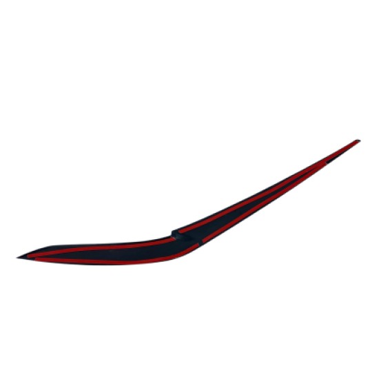 Φρυδάκια φαναριών για BMW X5 G05 (2019-2023) - μαύρα γυαλιστερά