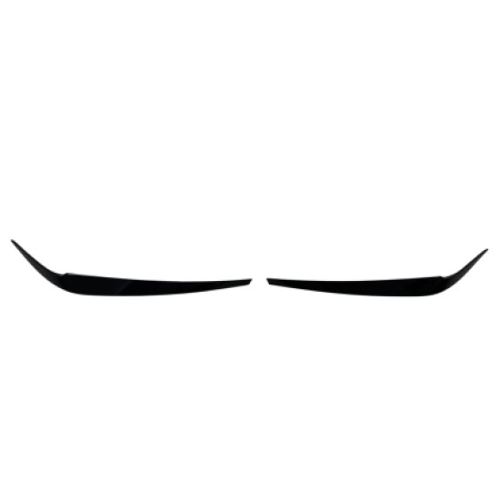 Φρυδάκια φαναριών για BMW G30 (2018-2020) - μαύρα γυαλιστερά