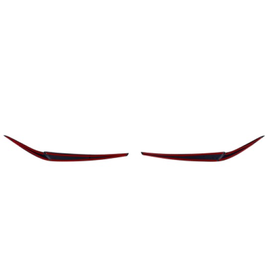 Φρυδάκια φαναριών για BMW G30 (2018-2020) - μαύρα γυαλιστερά