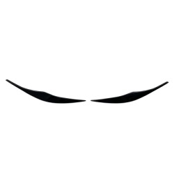 Φρυδάκια φαναριών για BMW E90 (2005-2012) - μαύρα γυαλιστερά