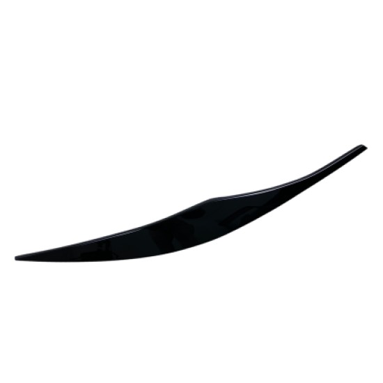 Φρυδάκια φαναριών για BMW E90 (2005-2012) - μαύρα γυαλιστερά