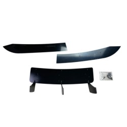 Diffuser πίσω προφυλακτήρα για Mercedes W204 C-Class (2007-2013) - μαύρο γυαλιστερό