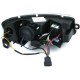 Φανάρια εμπρός led lightbar για Audi A6 4F (2004-2008) , με λάμπες (H7/Η1) - σετ 2τμχ.