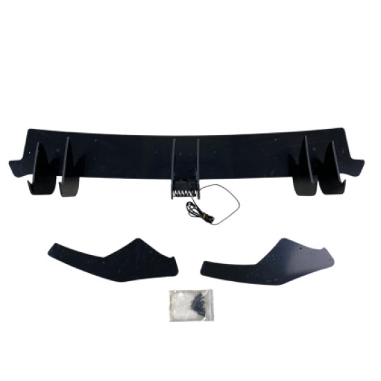 Diffuser πίσω προφυλακτήρα για Volkswagen Golf 8 GTI Blade με ανακλαστήρα - μαύρο γυαλιστερό Diffuser πίσω προφυλακτήρα για Volkswagen Golf 8 GTI Blade με ανακλαστήρα - μαύρο γυαλιστερό