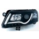 Φανάρια εμπρός led lightbar για Audi A6 4F (2004-2008) , με λάμπες (H7/Η1) - σετ 2τμχ.