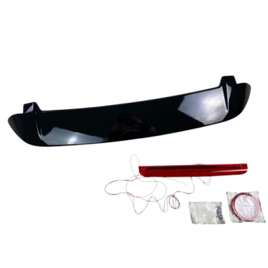 Αεροτομή οροφής για Honda Jazz (2004-2007) με τρίτο στοπ - μαύρη γυαλιστερή