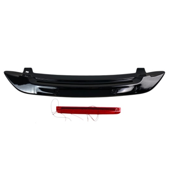 Αεροτομή οροφής για Honda Jazz (2004-2007) με τρίτο στοπ - μαύρη γυαλιστερή