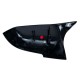 Καπάκια για καθρέφτη για BMW F20 / F22 / F23 / F30 / F31 / F34 / F32 / F36 / E84 / F87 - μαύρα γυαλιστερά