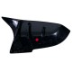 Καπάκια για καθρέφτη για BMW F20 / F22 / F23 / F30 / F31 / F34 / F32 / F36 / E84 / F87 - μαύρα γυαλιστερά