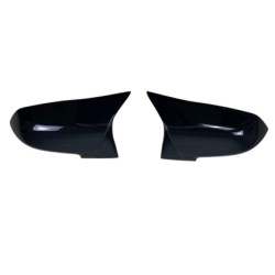 Καπάκια για καθρέφτη για BMW F20 / F22 / F23 / F30 / F31 / F34 / F32 / F36 / E84 / F87 - μαύρα γυαλιστερά