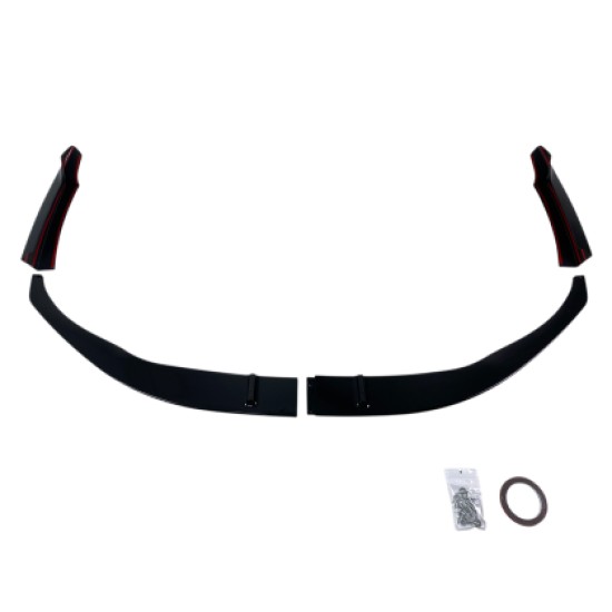 Spoiler προφυλακτήρα BMW F22 coupe (2014-2021) - μαύρο γυαλιστερό