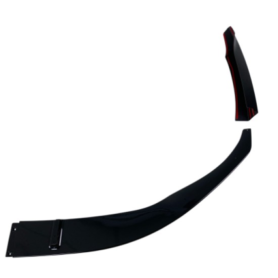 Spoiler προφυλακτήρα BMW F22 coupe (2014-2021) - μαύρο γυαλιστερό