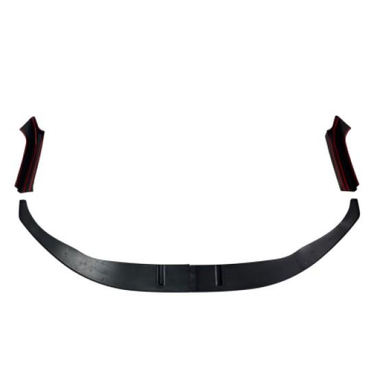 Spoiler προφυλακτήρα BMW F22 coupe (2014-2021) - μαύρο γυαλιστερό