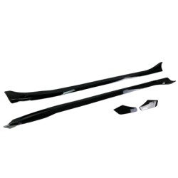 Πρόσθετα μαρσπιέ για Tesla Model 3 (2017-2022) - μαύρα γυαλιστερά