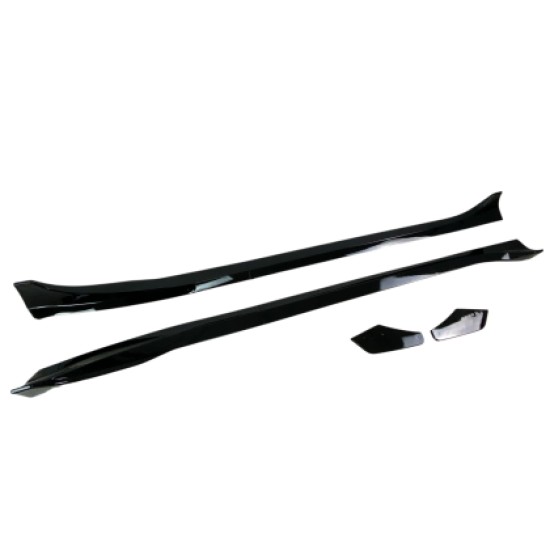 Πρόσθετα μαρσπιέ για Tesla Model 3 (2017-2022) - μαύρα γυαλιστερά Πρόσθετα μαρσπιέ για Tesla Model 3 (2017-2022) - μαύρα γυαλιστερά