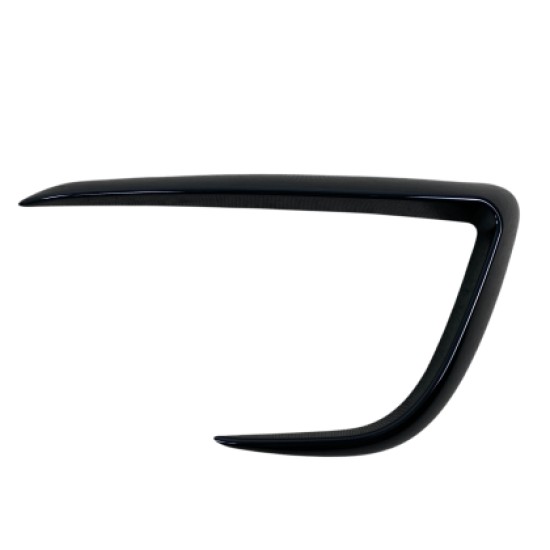 Πρόσθετα εμπρός προφυλακτήρα γύρω από τα προβολάκια για Tesla Model Y - μαύρα γυαλιστερά