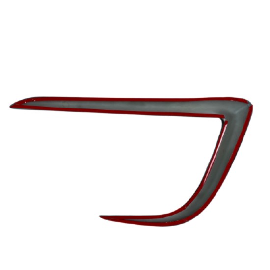 Πρόσθετα εμπρός προφυλακτήρα γύρω από τα προβολάκια για Tesla Model Y - μαύρα γυαλιστερά