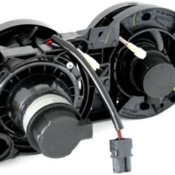 Φανάρια εμπρός για BMW E30 (1982-1994) - μαύρα , χωρίς λάμπες (Η7) - σετ 2τμχ.