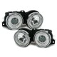 Φανάρια εμπρός για BMW E30 (1987-1990) - chrome , χωρίς λάμπες (Η7) - σετ 2τμχ.
