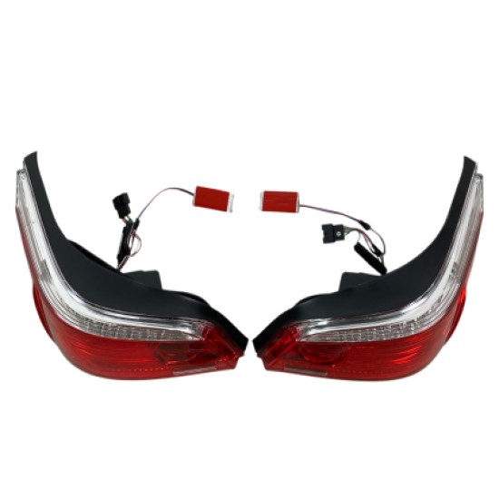 Πίσω φανάρια led για E60 (2003-2007) facelift look κόκκινα  - σετ 2τμχ.